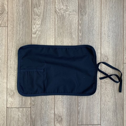 Custon Placemat 4 pockets navy black- Made in Canada by Texfab